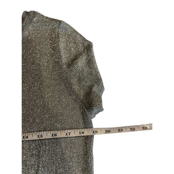 Gianni Bini Women's Silver Top - Picture 4 of 5